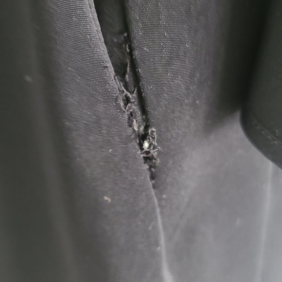 Anne Klein Black 3/4 legnth Coat - Picture 7 of 8